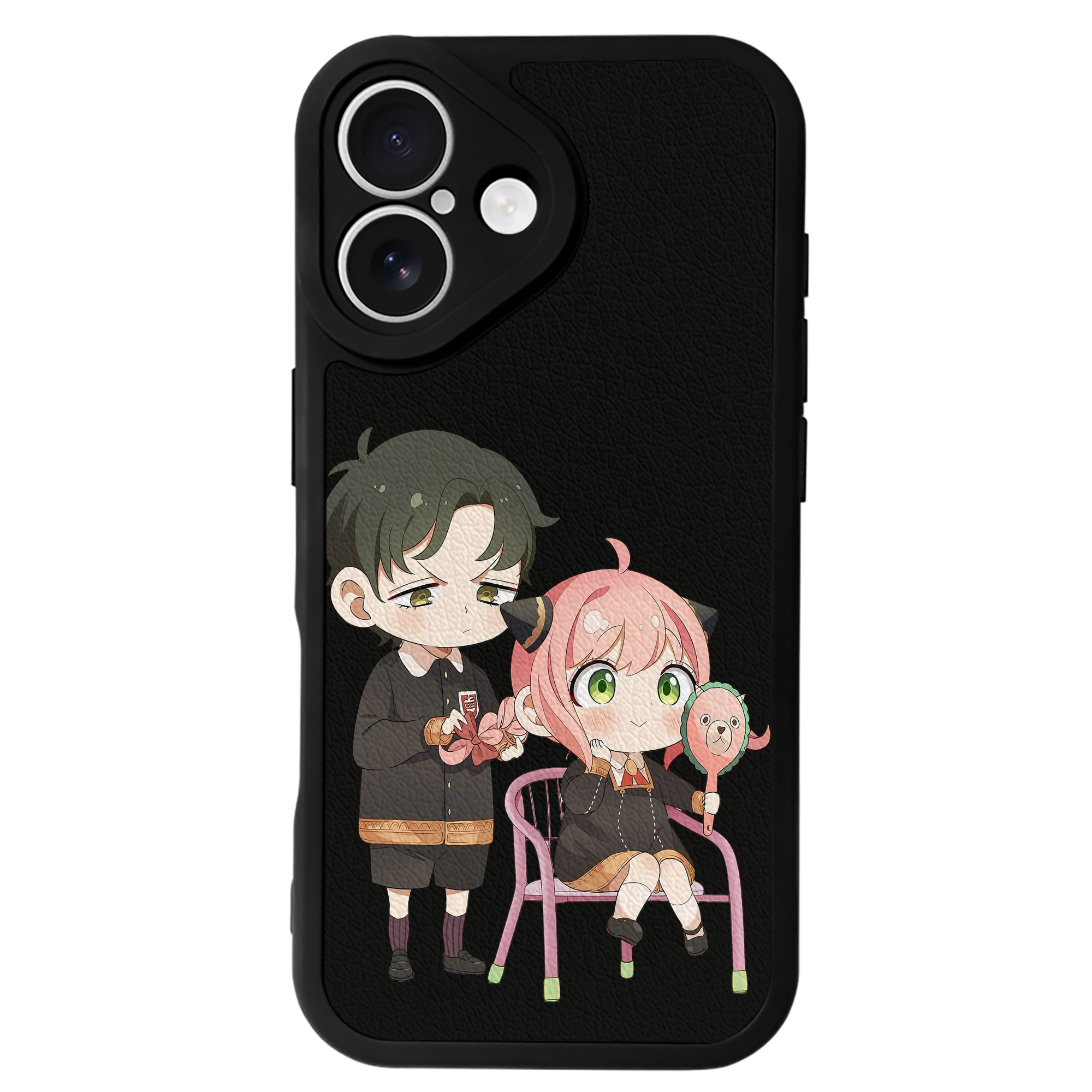 （画像用） SPY×FAMILY间谍家家酒 【iPhone 16シリーズ対応】シリコンスマホケース（レザー調） 材質：シリコン
